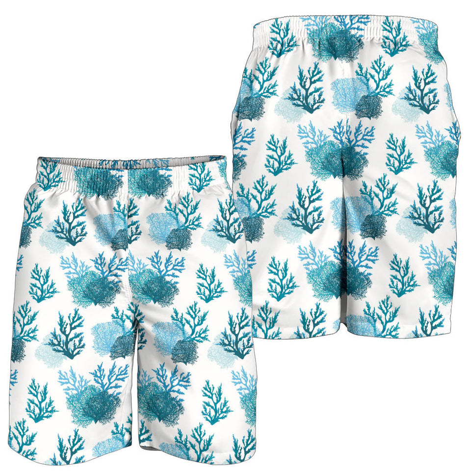 Coral Reef Pattern Print Design 04 Men Shorts