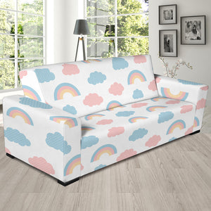 Cute Rainbow Clound Pattern Sofa Slipcover