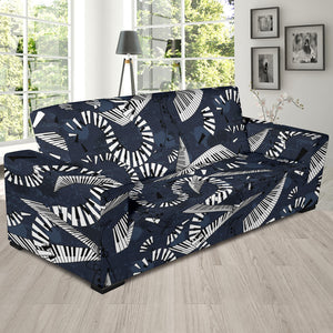 Piano Pattern Print Design 02  Sofa Slipcover