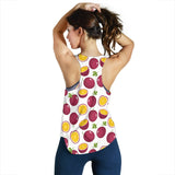 Passion fruit design pattern Women Racerback Tank Top