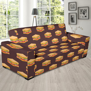 Sandwich Pattern Print Design 04  Sofa Slipcover