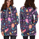 Beautiful Mermaid Fish Jellyfish Algae Other Marine World Women'S Hoodie Dress