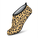 Leopard Skin Print Aqua Shoes