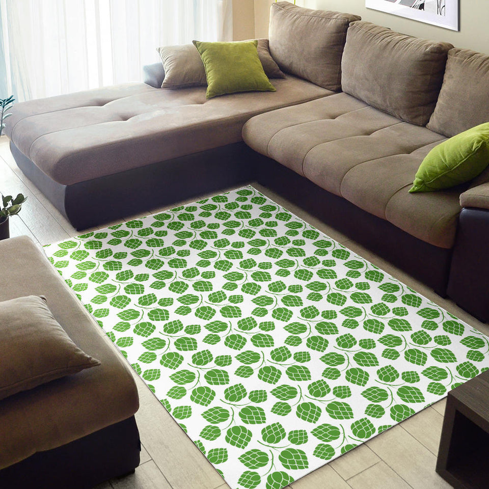 Hop Patternn Background Area Rug
