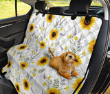 Beautiful Sunflowers Pattern Dog Car Seat Covers
