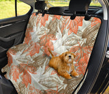 Cocoa Beans Cocoa Tree Pattern Dog Car Seat Covers