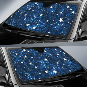 Night Sky Star Pattern Car Sun Shade