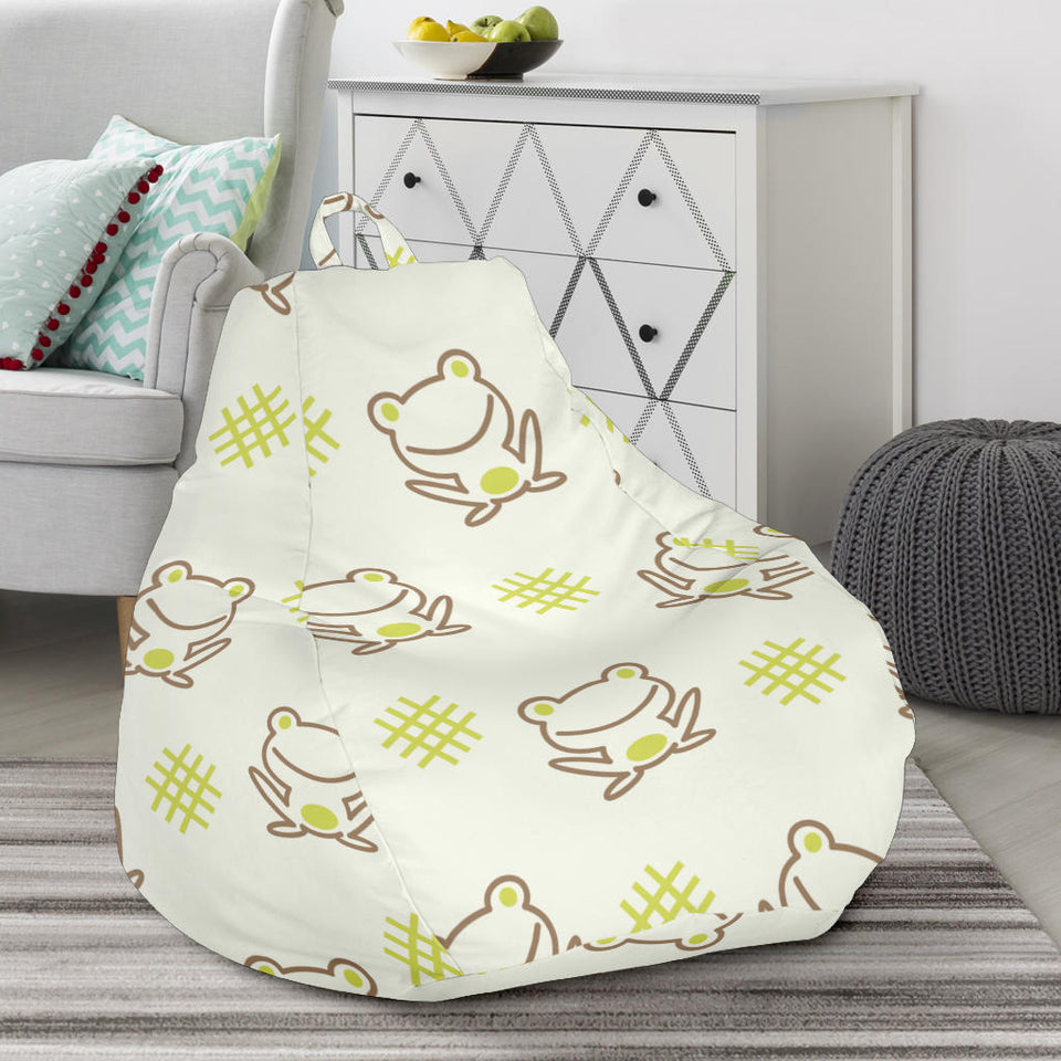 Cute Cartoon Frog Baby Pattern Bean Bag Cover