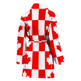 Canada Pattern Print Design 05 Women's Bathrobe