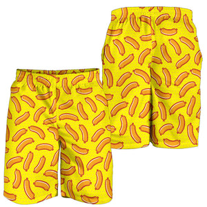 Sausage Pattern Print Design 01 Men Shorts