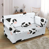 Cute Cows Pattern Loveseat Couch Slipcover