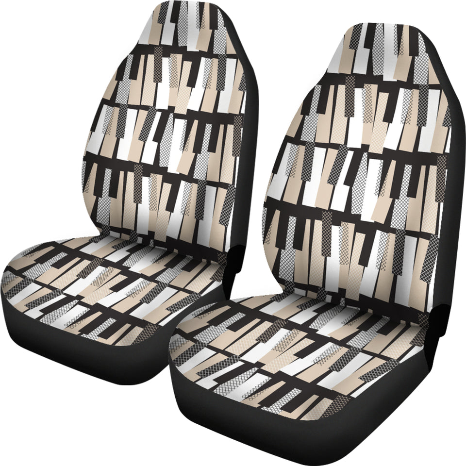 Piano Pattern Print Design 04 Universal Fit Car Seat Covers