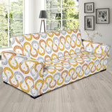 Horseshoes Pattern Print Design 03 Sofa Slipcover