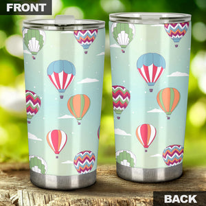 Hot Air Balloon Design Pattern Tumbler