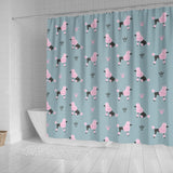 Poodle Dog Pattern Spoodle Dog Pattern Shower Curtain Fulfilled In UShower Curtain