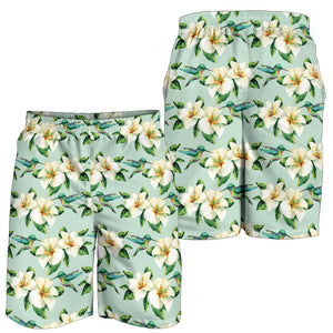 Hummingbird Pattern Print Design 01 Men Shorts