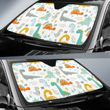 Cute Funny Kids Dinosaurs Pattern Car Sun Shade