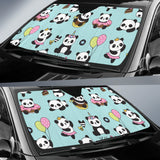 Cute Baby Panda Pattern Car Sun Shade