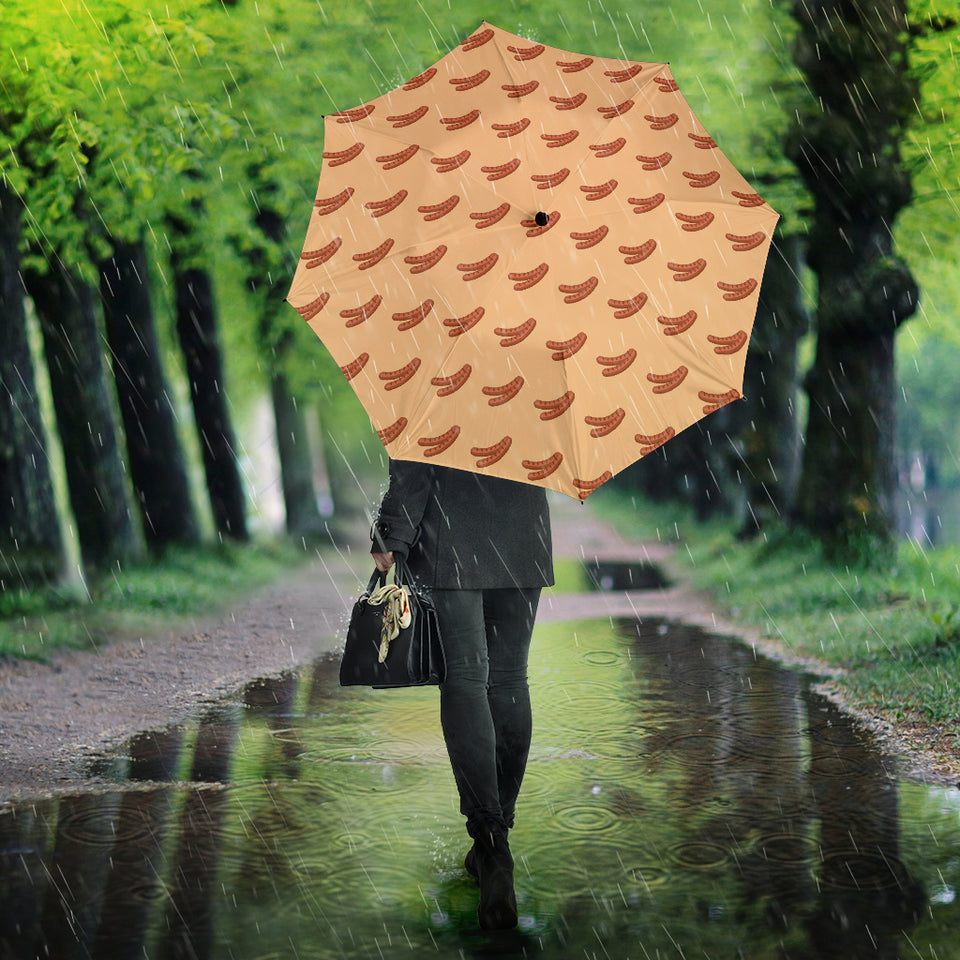 Sausage Pattern Print Design 03 Umbrella