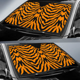 Bengal Tigers Skin Print Pattern Car Sun Shade