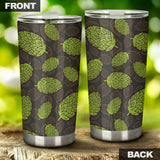 Hop Pattern Black Background Tumbler