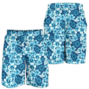 Hibiscus Pattern Print Design 03 Men Shorts