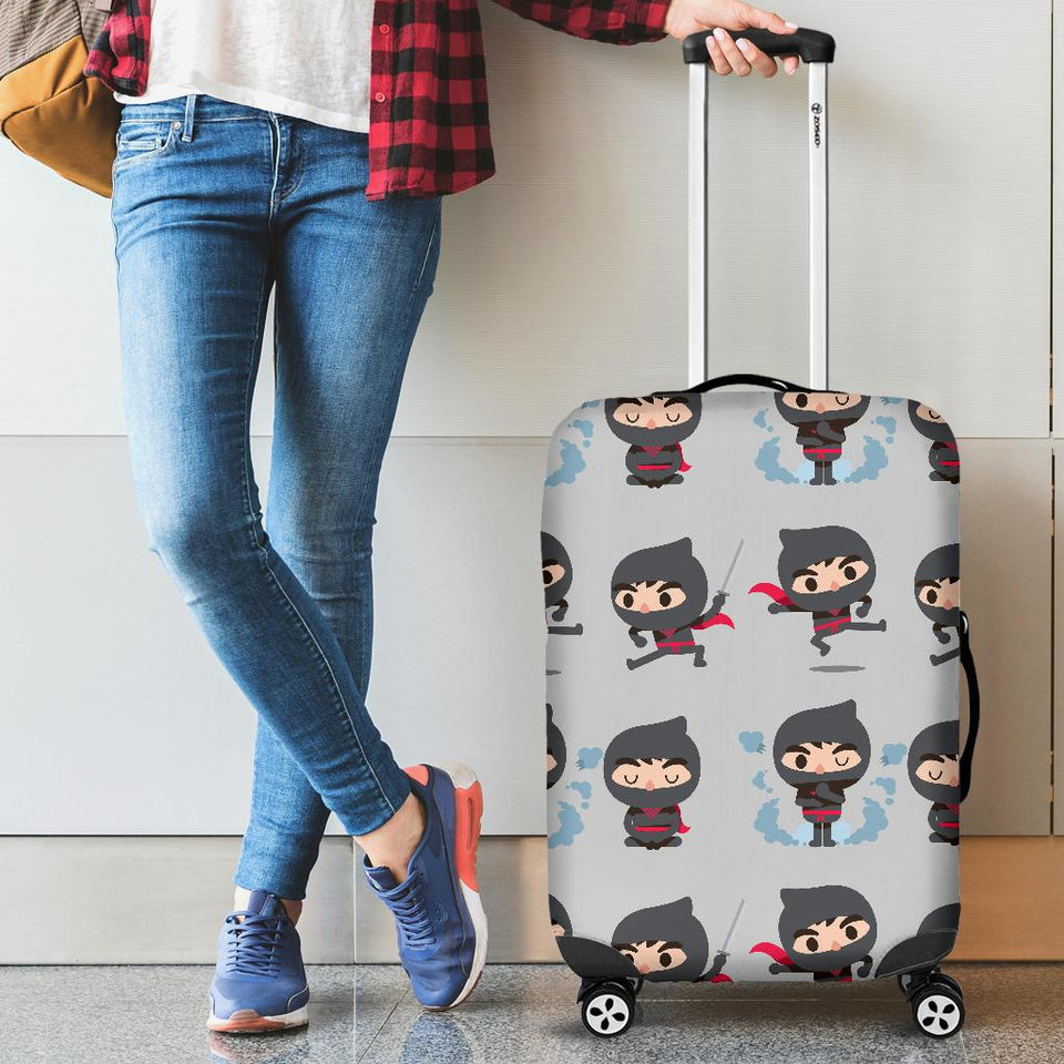 Cute Ninja Pattern Cabin Suitcases Luggages