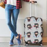 Cute Ninja Pattern Cabin Suitcases Luggages