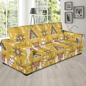 Camels Ethnic Motif Pattern Sofa Slipcover