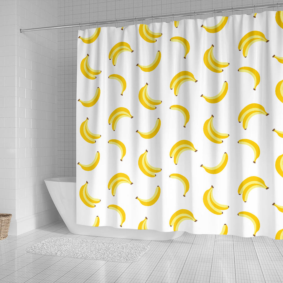 Banana Pattern Shower Curtain Fulfilled In US