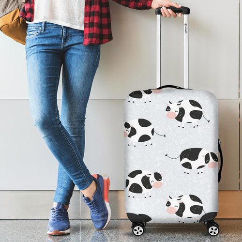 Cute Cows Pattern Cabin Suitcases Luggages