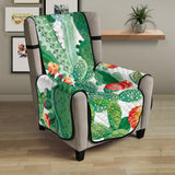 Cactus design pattern copy Chair Cover Protector