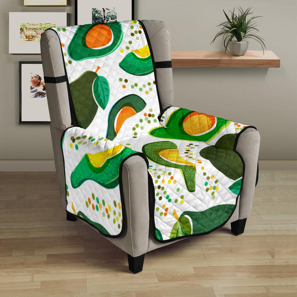Avocado design pattern Chair Cover Protector