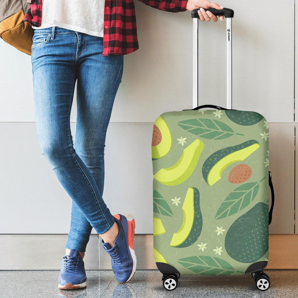 Avocado Pattern Cabin Suitcases Luggages