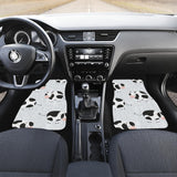Cute Cows Pattern Front And Back Car Mats