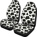 Cow Skin Pattern Universal Fit Car Seat Covers