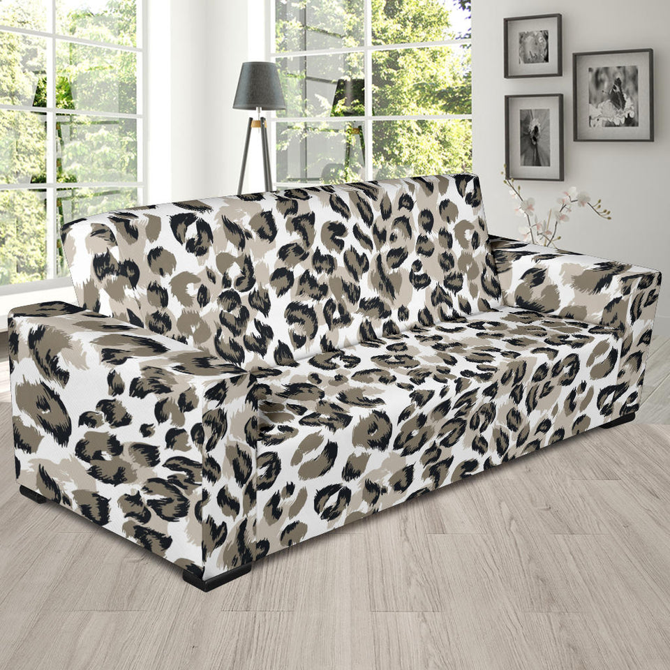 Leopard Skin Print Pattern Sofa Slipcover