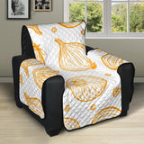 hand drawn onion pattern Recliner Cover Protector