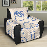 Cute sushi icon pattern Recliner Cover Protector