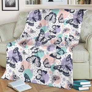 Butterfly Pattern Premium Blanket