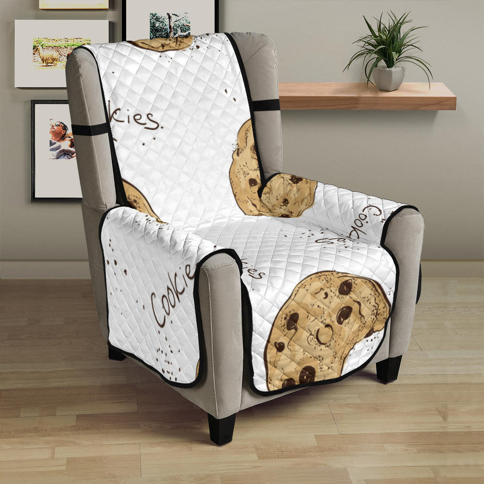 Sketch style cookie pattern Chair Cover Protector