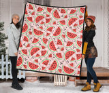 Watermelon Pattern Premium Quilt
