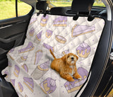 Cakes Pies Tarts Muffins And Eclairs Purple Blueberry Topping Pattern Dog Car Seat Covers