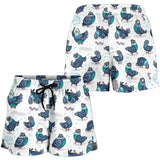 Pigeon Pattern Print Design 02 Women Shorts