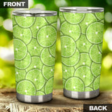 Slices Of Lime Pattern Tumbler