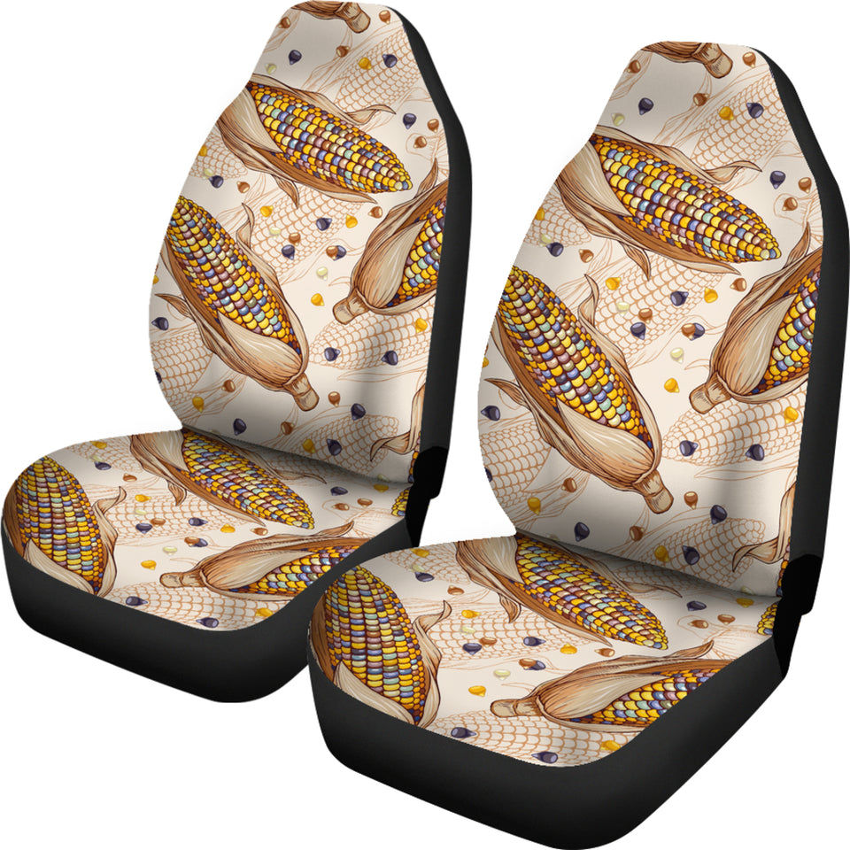 Corn Pattern Print Design 03 Universal Fit Car Seat Covers