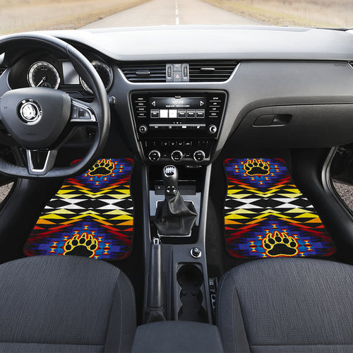 Sunset Bearpaw Front Car Mats (Set Of 2)