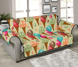 Colorful ice cream pattern Sofa Cover Protector