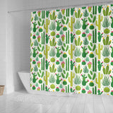 Cactus Pattern Shower Curtain Fulfilled In US