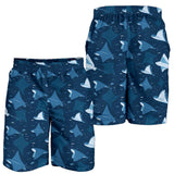 Stingray Pattern Print Design 04 Men Shorts